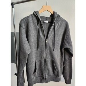 Mission Ridge Men's Charcoal Gray Full Zip Hoodie Sweatshirt Size S